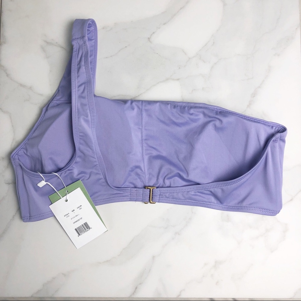Andie Wynwood Bikini Top Purple Lavender Size L NWT - Picture 9 of 10
